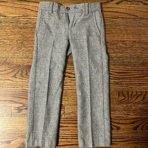 Janie and Jack size 5 gray wool pants